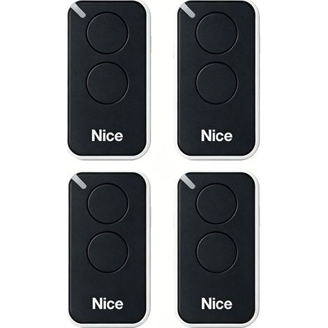 Télécommande NICE ERA INTI noir INTI2 lot of 4 (1/2)