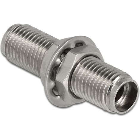Delock Acoplador de fibra Ã³ptica SMA Simplex hembra a SMA Simplex hembra de metal