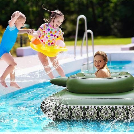Swimming tank circle water battle toy tank pool inflatable party car swimming 110cmspecial gift Wiuos (1/2)