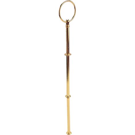 Kit de 5 supports à gâteaux à 3 étages en métal doré pour mariage, avec poignée centrale, tiges et fixations (1/5)