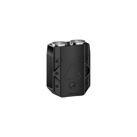 Rasoir électrique à double tête pour homme, mini rasoir rechargeable USB avec design imperméable et lavable, tondeuse portable de poche pour voyage et usage quotidien (noir) (1/5)