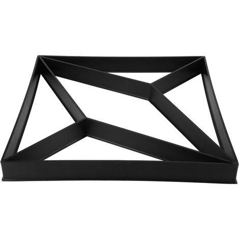 Pochoir pour Pavé en Béton DIY Motif Rhombus & Géométrique, Moule Réutilisable PP 40.5x40.5cm Pour Jardins et Allées (1/4)