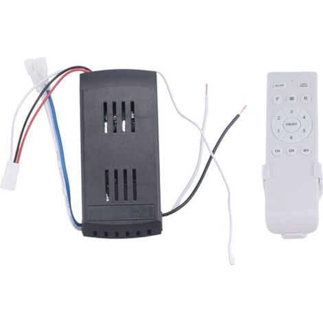 Kit télécommande universelle pour ventilateur de plafond 40W – 6 vitesses – Synchronisation lumière – Installation facile (1/4)