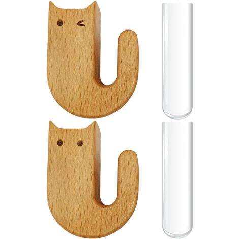 Aimant Chat Tube en Verre Décoratif Magnétique Et Mignon Aimants Mini Vase Bureau Maison Voiture Fleur Travail Femmes Adultes Amoureux (1/5)