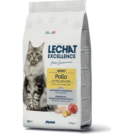 Monge LeChat Excellence Katzen-Trockenfutter 1,5 kg Adult Huhn