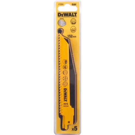 DEWALT Sabre Blade Fine Fast Cuts 152mm