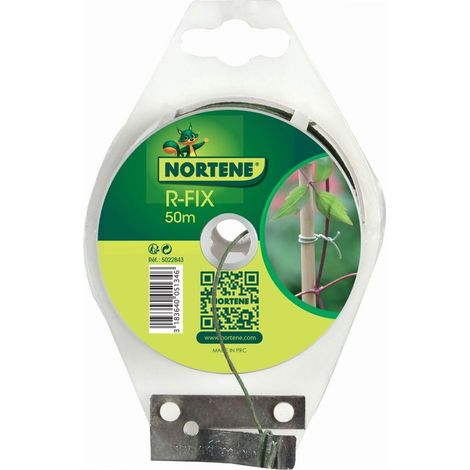 "R-Fix" kunststoffummantelter Stahlbinder - 50 m Nortene