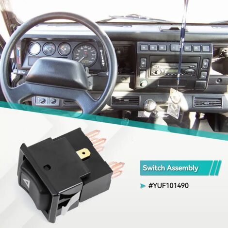 Interrupteur de feux de détresse pour Land Rover Defender 90/110 YUF101490 (1/5)