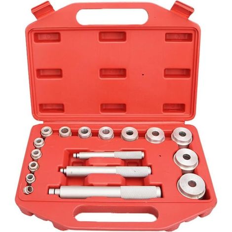 17 pièces aluminium Extracteur pour le montage des roulement voiture - Pièces de pression avec mallette (1/5)