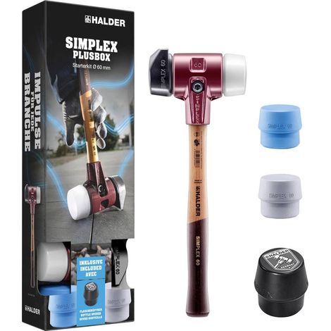 Kit di avviamento Schonhammer SIMPLEX L.160mm con testa Ø.60mm HO con apribottiglie, 2 pezzi