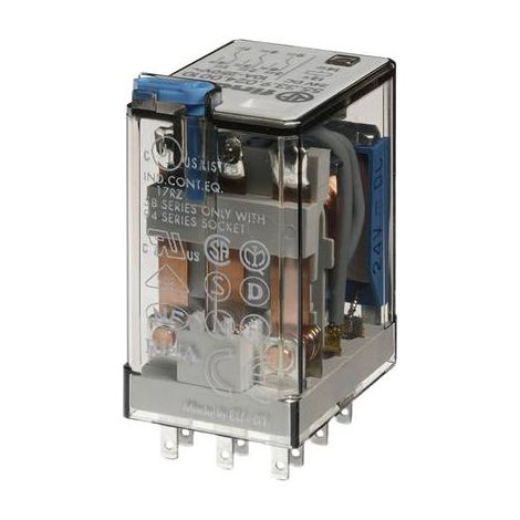 Relais industriel 3RT 10A 24V DC AgNi + Au FINDER 553390245000