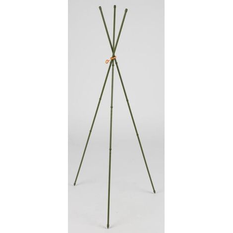 12x 3 Stangen mit Ring 90cm Pflanzenstütze Rankhilfe Blumen Garten Stab Stäbe (1/2)