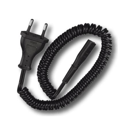 CORDON SECTEUR 220 V NOIR POUR BRAUN POUR PIECES SOINS CORPORELS PETIT ELECTROMENAGER - 65001750 (1/2)