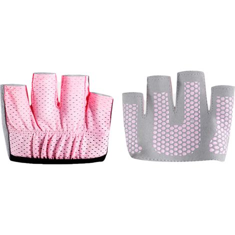 Gants de yoga femme antidérapants 4 doigts, légers pour pilates et fitness (1/5)
