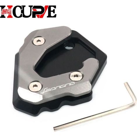 Béquille latérale de moto en titane usinée CNC, compatible avec Benelli Leoncino 500, BJ500 et BJ 500 Maxpower. (1/4)