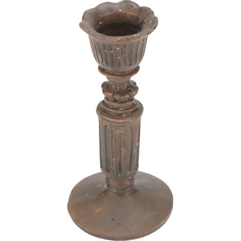 Support de Bougie Vintage Sculpté, Porte-Bougies Romantiques pour Dîner aux Chandelles, Décor de Chandelier en Fer Forgé, Lot de 2, Style Antique (1/5)