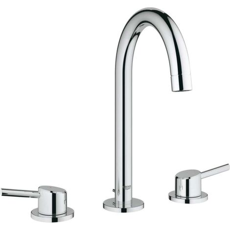 Grohe Concetto - Waschtischarmatur, 3-Loch Montage, verchromt 20216001 (1/2)