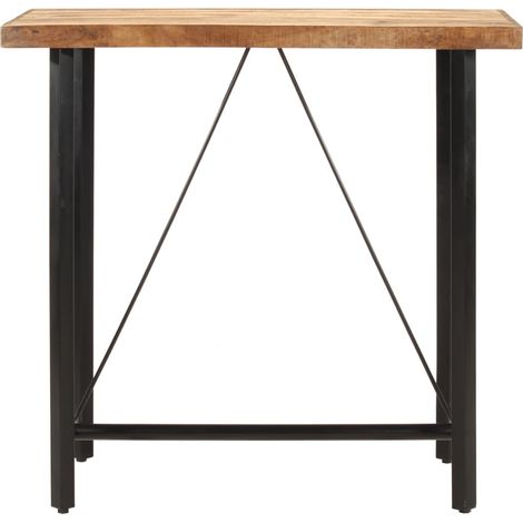 Bartisch 110x55x107 cm Massivholz Mango und Eisen vidaXL