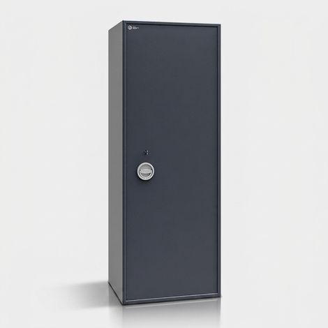 Armadio blindato portafucili con serratura Siegen Max Kombi S1 Imp 55x43 - Grigio Scuro (1/4)
