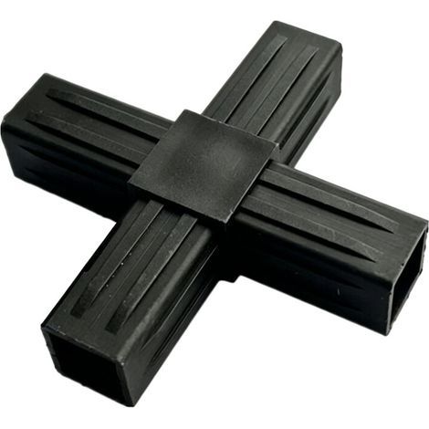 Raccords de tuyaux en alliage d'aluminium,-20x20 plat 4 voies (1/2)