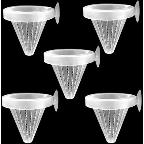 Set of 5 Red Bloodworm Dispensers for Aquarium (1/5)
