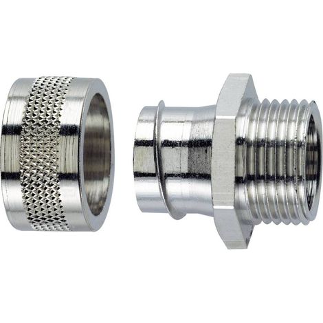 LAPP 55502031 SILVYN® LGF-2-M 25X1.5 Raccordo a vite del tubo flessibile Argento M25 21.10 mm Piatto 1 pz.