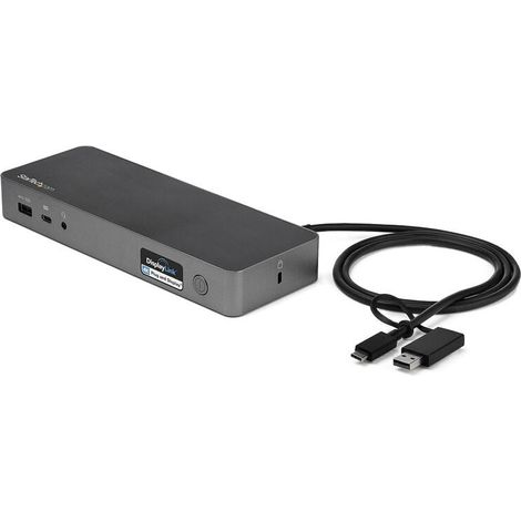 HUB Switch STARTECHCOM DK30C2DPPDUE Negro, Gris (1/4)