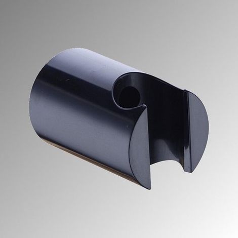 Support fixe pour douchette – Noir mat – Design épuré et robuste (1/5)