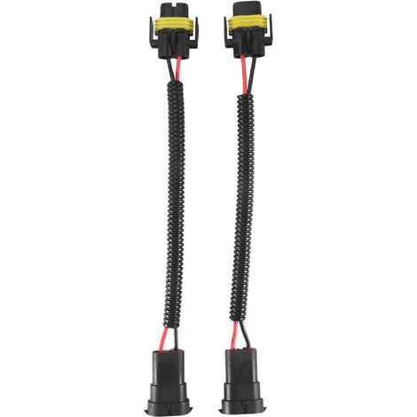 Kit de réparation de connecteurs de conversion pour phares et antibrouillards (2 pièces compatibles 9006 vers H11 H8) (1/5)