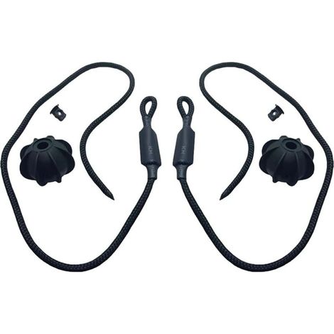 2pcs Voiture Corde De Fixation Universelle Corde De Chaîne De Fixation avec Couvercle De Coffre Serrant avec Corde De Porte-Bagages Arrière Garde-Boue avec Petite Boule pour Coffre De Voiture (1/4)