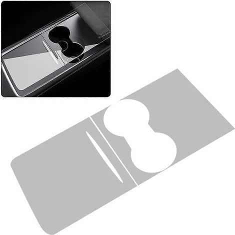 Film protecteur transparent en TPU pour panneau de console centrale des modèles 3 et Y (1/4)