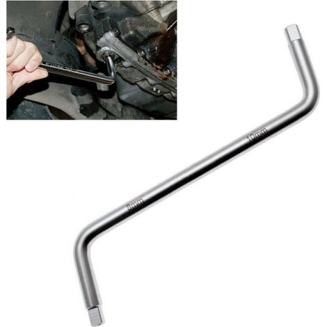 CHIAVE TAPPO COPPA OLIO MOTORE PER AUTO LAMPA SVITA 8 10MM QUADRA FS-15692