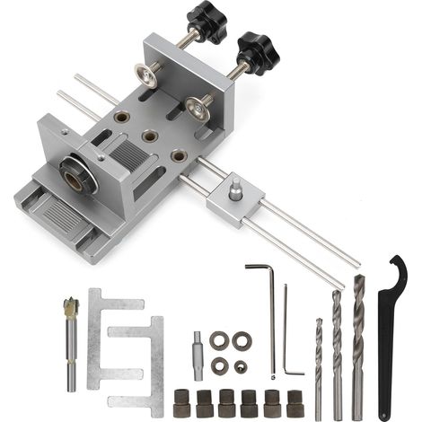 Outil de perçage et de repérage de trous pour le travail du bois, accessoire pour menuisier (1/5)