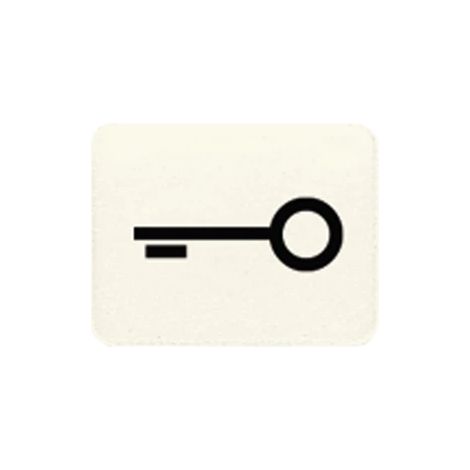 Jung Calota, opaca, Símbolo Puerta, blanco 33 T