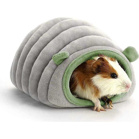 Lit pour cobaye, maison pour hamster, nid de couchage, lit grotte pour petits animaux (1/4)