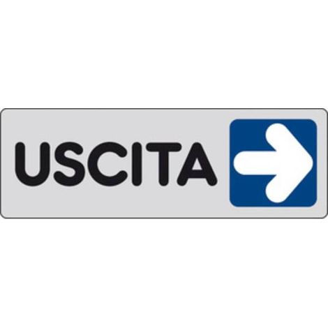 10 x ETICHETTA ADESIVA 150X50 USCITA (DX)