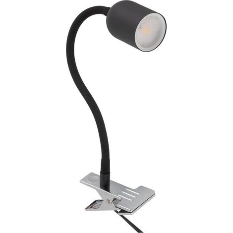 Lampada da scrivania a clip TOP 4561 TK Lighting nera