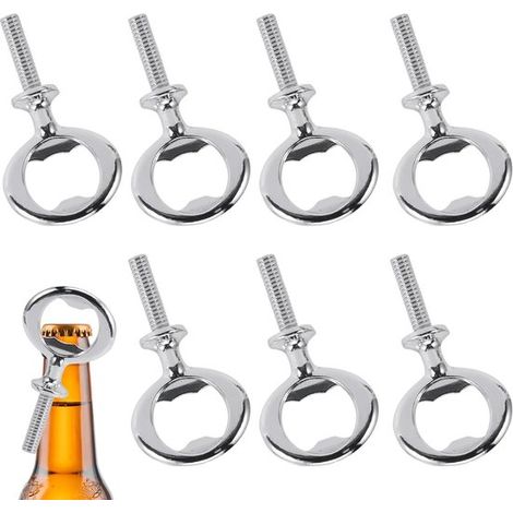 Coffret ouvre-bouteilles, tire-bouchon 8 pièces, ouvre-bouteilles porte-clés multifonctionnel pour la maison, les mariages, les restaurants et les bars (1/5)