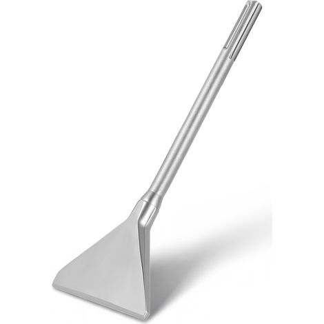 VEVOR Cincel Plano Ancho SDS Max, 350 x 150 mm, Cincel para Martillo de Demolición, Triangular y Afilado, Raspador de Suelos para Eliminación de Azulejos Baldosas Adhesivos Superficies de Paredes (1/5)