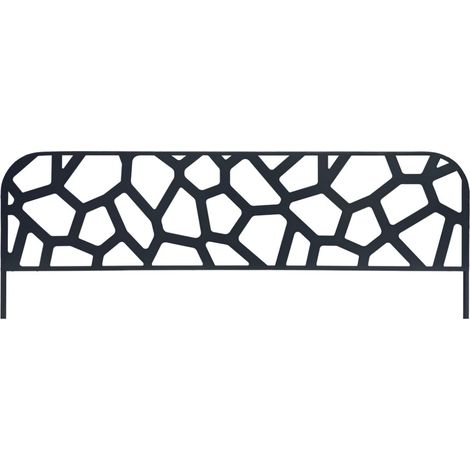 Dekorative Metallkante zum Bepflanzen STONE - 0,40 x 1 m - Schiefer NORTENE