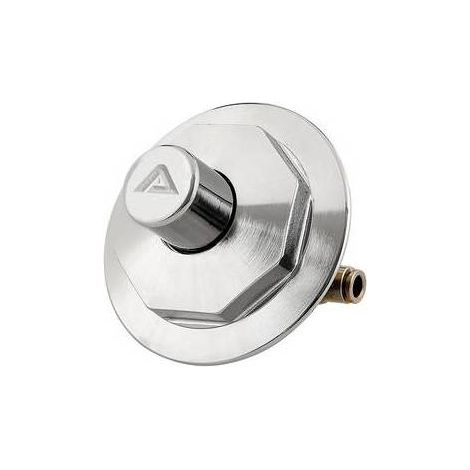 BOUTON DE BATTERIE STANDARD CHROMÉ SUR TUYAU EN CUIVRE AVEC BOUTON Mesure : Chrome
