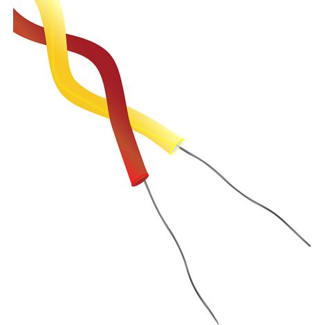 Câble pour thermocouple type K RS PRO, 25m, temp. max. +260°C, gaine PFA ( Prix pour 1 ) (1/2)