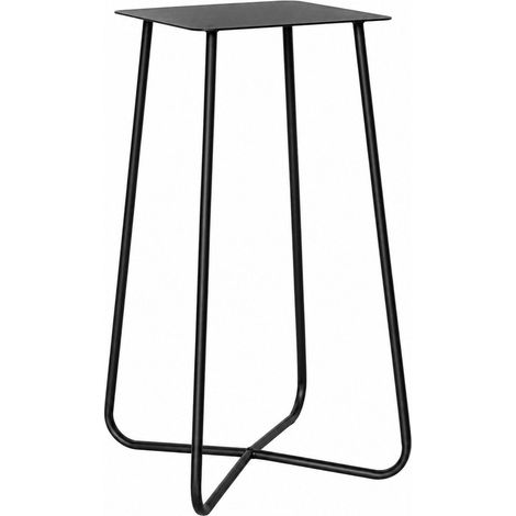 L'Arcolaio Base Tavolo Aries Nera Acciaio H 73 cm (1/2)