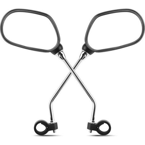 2 specchietti retrovisori adatti per bicicletta, regolabili, ruotabili a 360 gradi, specchietto per bicicletta, monopattino elettrico, specchietto retrovisore adatto per bicicletta, manubrio adatto pe (1/5)