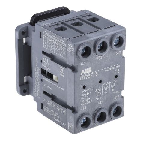 Interrupteur-sectionneur ABB 1SCA, 3P, 25A, 750V c.a. ( Prix pour 1 )