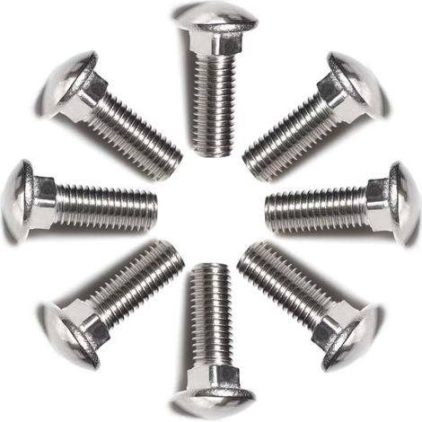 Vis à Collet Carré de Acier Inoxydable Boulon de Carrosserie M10x20mm (3 Pièces) (1/5)