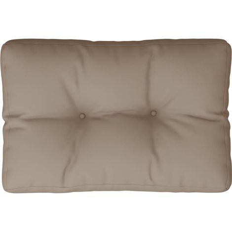 Maison Exclusive - Cuscino per Pallet Tortora 60x40x12 cm in Tessuto