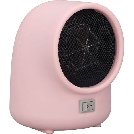 Mini-chauffage 3S à chauffage rapide avec protection contre la surchauffe, portable et idéal pour les petits espaces (maison, dortoir, bureau), rose sakura, prise UE 220 V. (1/5)