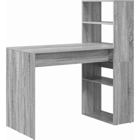 Maison Exclusive - Schreibtisch Graues Sonoma 113 x 54 x 120 cm H