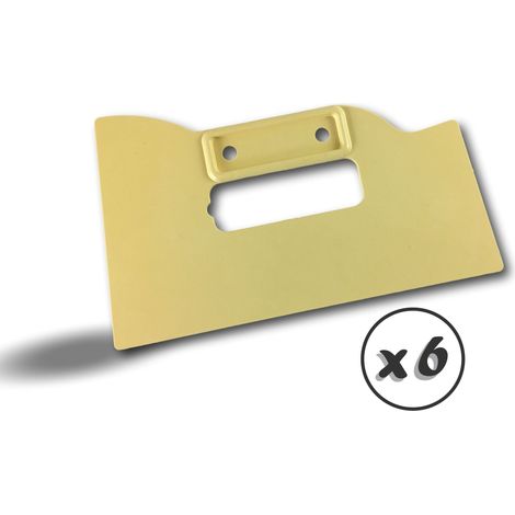 Couteaux à maroufler différentes matières - Lot de 6 - Couteau renforcé ABS (1/5)